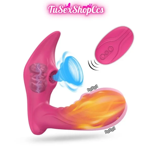 Vibrador y Succionador de Clítoris Potente (Recargable)