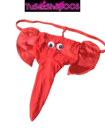 ropa interior de elefante color rojo