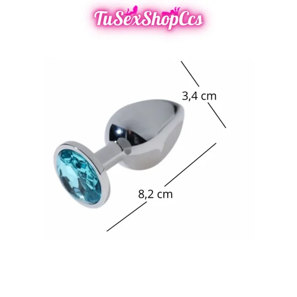 plug anal metálico talla m